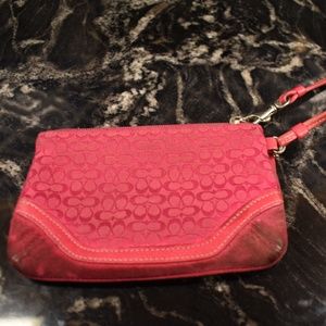 COACH pink wrist-let